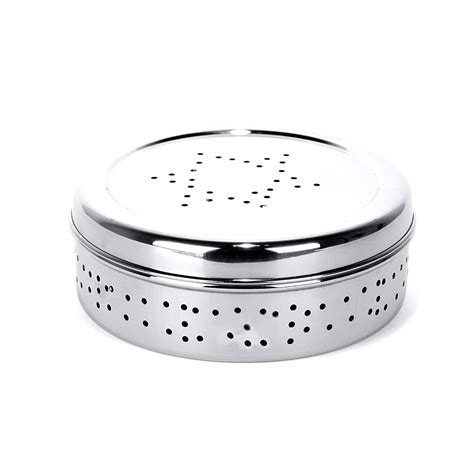 Stainless Steel Coriander Storage Box with Holes